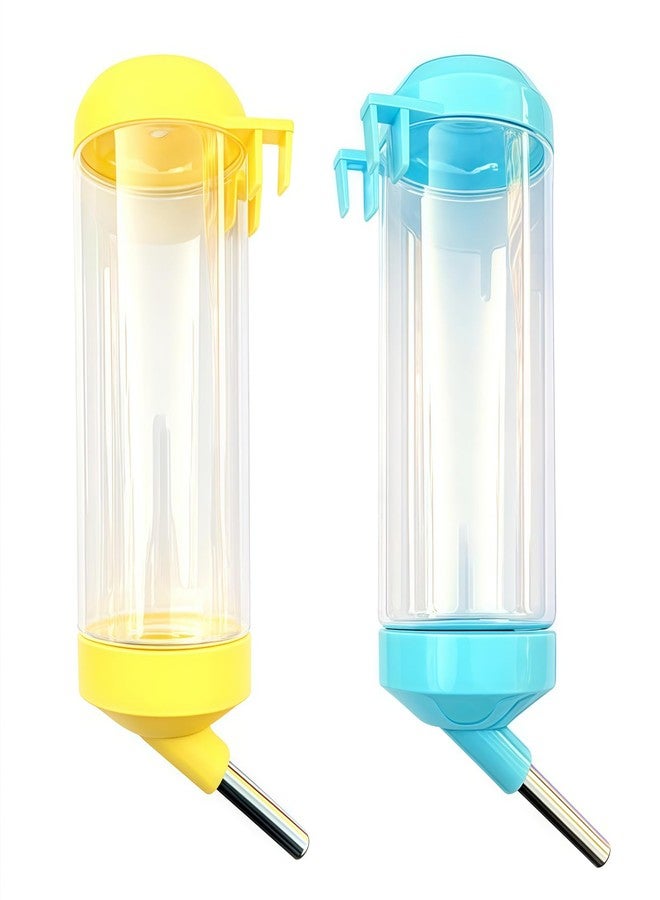 HNOYGNU 2 Pcs 16Oz Guinea Pig Water Bottle No Drip Small Animal Water Bottle, for Hamster/Small Pet/Bunny/Ferret/Hamster/Guinea Pig/Rabbit - Image 1